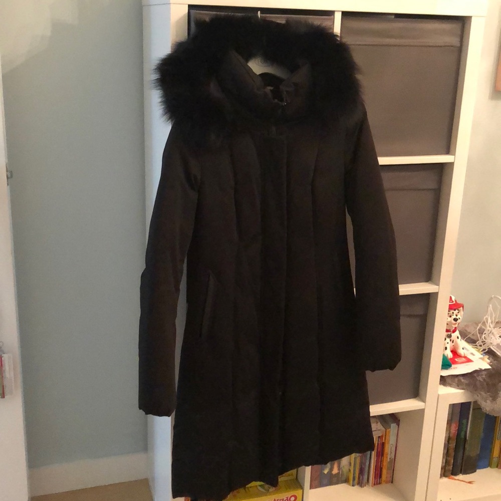 Extra Small black winter down coat by SOIA & KYO
